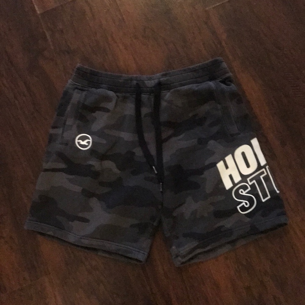 Medium Boys Drawstring Grey/Black Shorts